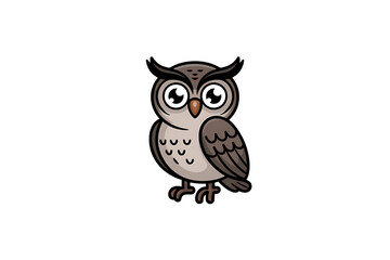 Cartoon owl illustration