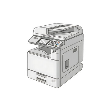 Large office copier machine.
