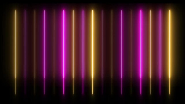 Glowing lines Led neon loop suitable for concerts, tv shows, vj projections, dance music videos, show parties, night clubs, discos, and much more. 4k