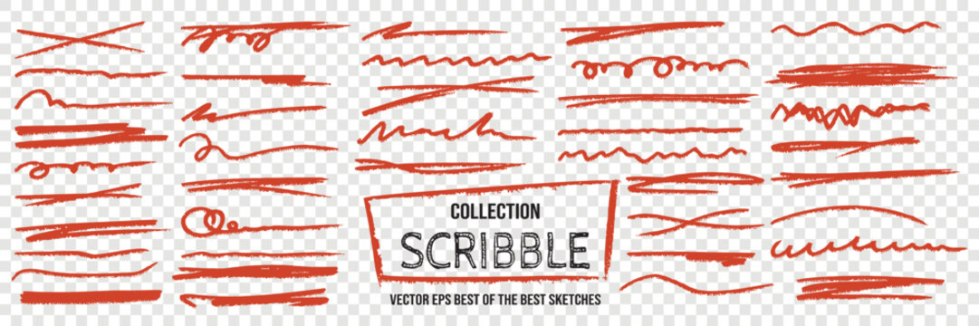 Red marker underlines and transparent background brush strokes for emphasis.