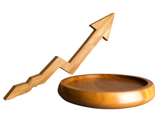 Firefly_Elegant Black Leather Mens Dress Shoes Polished Formal Style man lace dark wear foot - Firefly_Finance stock growth chart investment graph on 3d diagram background with up arrow di