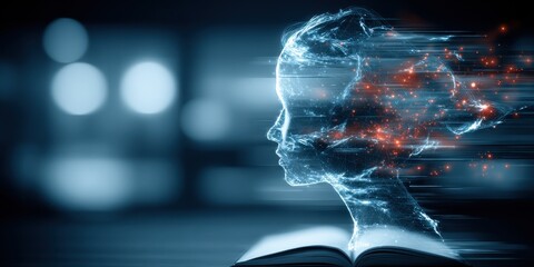 A creative caricature enhances teaching with a textbook linking literature wisdom passion and the urge to read