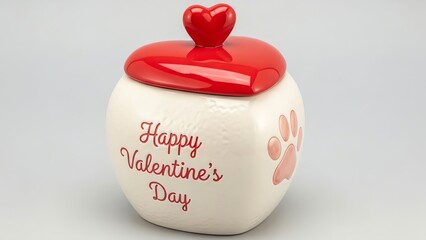 Pet Valentine Treat Jar