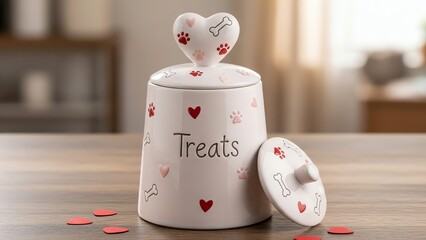 Pet Valentine Treat Jar