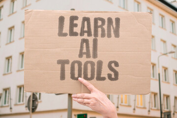 "Learn AI Tools" Acquire knowledge of modern technologies. ACQUIRE. KNOWLEDGE. MODERN. TECHNOLOGIES. TOOLS.
