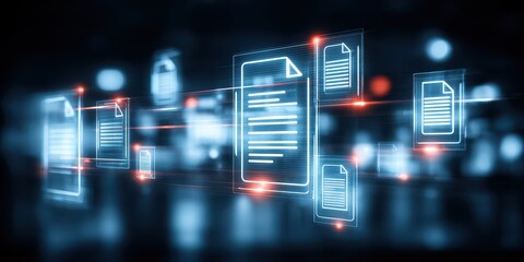 A secure contract within management processes gains document glow for confidential information