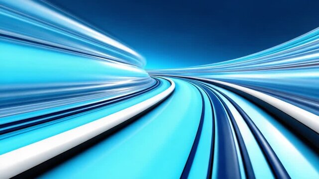 Dynamic Data Flow: A captivating visual representation of fast-paced data streams and digital transformation. Captures the essence of technological innovation and modern digital landscapes