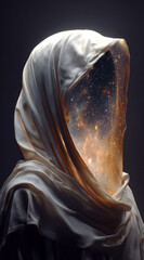 Generated illustration. The cosmos is within us