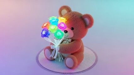 Young female athlete crossing the finish line with determination on a crowded track stadium