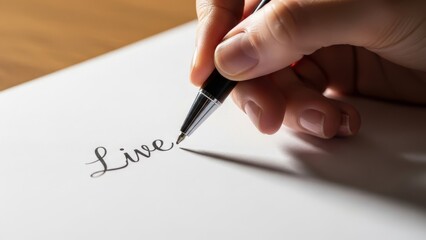 Young female athlete crossing the finish line with determination on a crowded track stadium