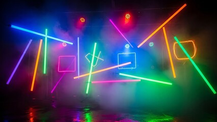 Young female athlete crossing the finish line with determination on a crowded track stadium