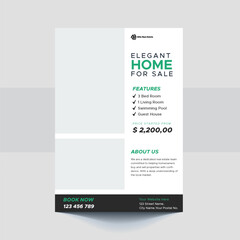 Luxury Real Estate Flyer Design for House Sale Promotion &ndash; Modern Property Marketing Template