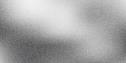 Grey gradient grain texture background gray black white monochrome smooth grainy backdrop design copy space © Dul