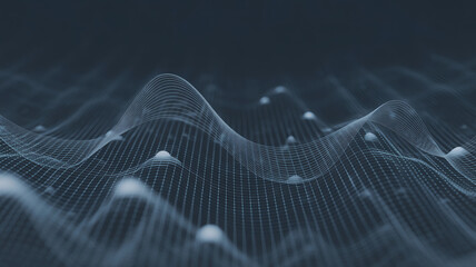 Futuristic Digital Wave Grid Background. digital, technology, data