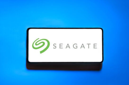 Seagate logo on smartphone screen. Link&ouml;ping, &Ouml;sterg&ouml;tland, Sweden. 01-20-2026. 