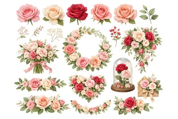 Happy Valentine's Day - Love and Affection Concept - Red and Pink Theme