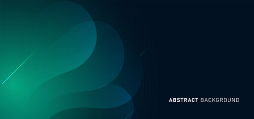 Digital technology futuristic internet network connection blue green background, abstract cloud cyber information communication, Ai big data, innovation future tech, lines dots illustration 3d vector