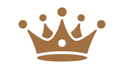 Elegant crown vector illustration
