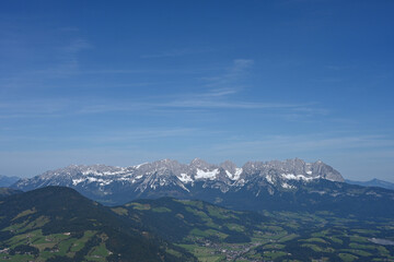 Fototapeta premium Wilder Kaiser mountain range in Tyrol, Austria 