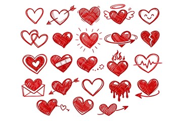 Happy Valentine's Day - Love and Affection Concept - Red and Pink Theme