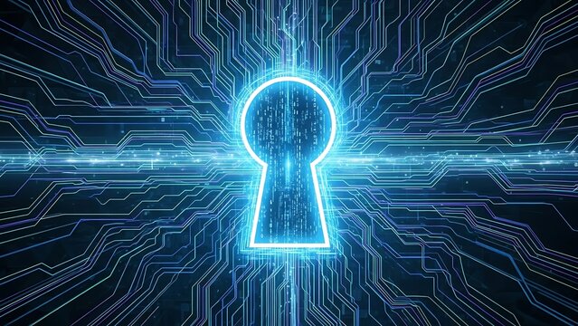 Illuminated keyhole in a digital circuit network