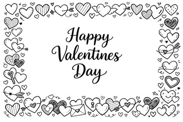 Happy Valentine's Day - Love and Affection Concept - Red and Pink Theme