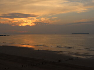 Coucher de soleil &agrave; Saint-Malo