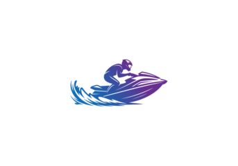 Jets ski Water sport logo, Water Sport Logo Jet Ski Sports Logo On Transparent Background PNG 