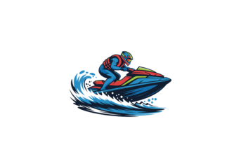 Jets ski Water sport logo, Water Sport Logo Jet Ski Sports Logo On Transparent Background PNG 