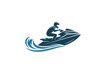 Jets ski Water sport logo, Water Sport Logo Jet Ski Sports Logo On Transparent Background PNG 