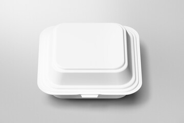 Food box label png mockup, transparent design, eco-friendly product packaging