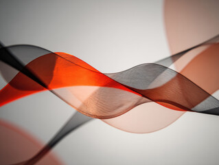 Abstract flowing red and black wave shapes forming a modern background, symbolizing motion, energy, creativity, and dynamic design aesthetics.