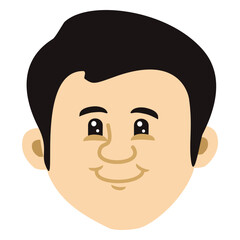 Boy cartoon head 4