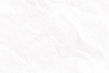 Obraz premium Crumpled Paper Background Texture White Wrinkled Paper
