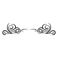 Fototapeta premium Tribal divider pinstripes