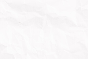 Obraz premium Crumpled Paper Background Texture White Wrinkled Paper