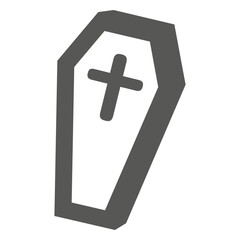 Obraz premium Coffin icon