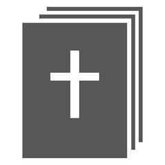 Obraz premium Catholic bible books icon