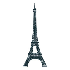 Eiffel tower cartoon