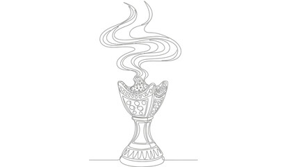 smoking incense burner