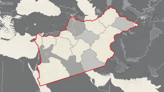 Syria - A Detailed Overview of the Countrys Geography and Borders.
