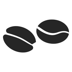 Obraz premium Coffee bean flat icon