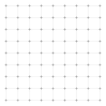 Cross grid design