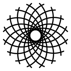 Obraz premium Flower life logo pattern