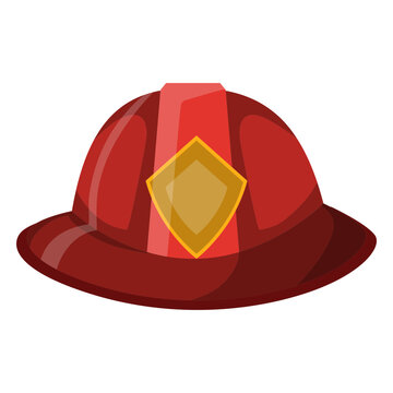 Firefighter hat illustration