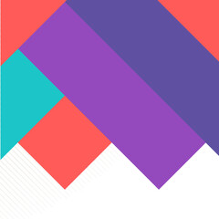 Obraz premium Abstract colorful square background