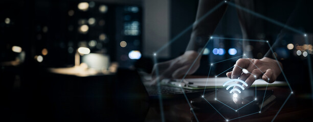 Connecting to digital realms.