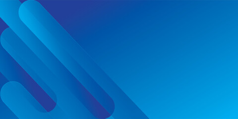 Abstract blue background with diagonal lines. Dynamic shapes composition. Vector illustration