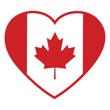 Maple leaf heart stroke