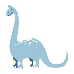 Fototapeta premium Cute dinosaur smiling
